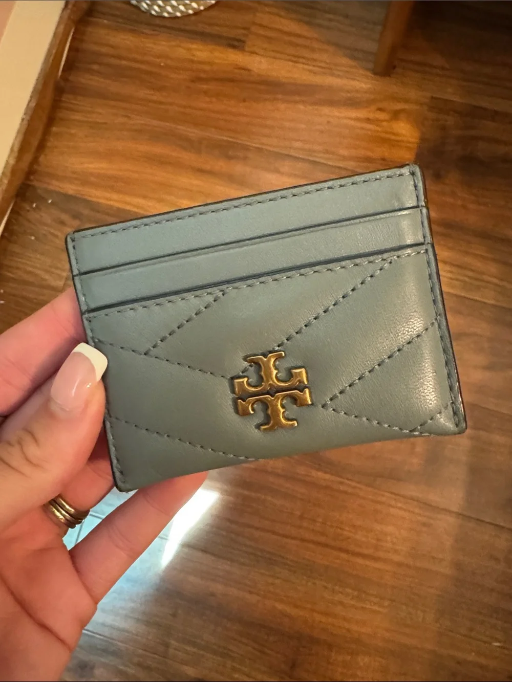 Tory Burch Kira Quilted Leather Card Holder